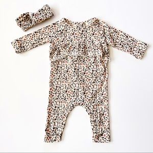 Jessica Simpson Winter Ditsy Romper Set